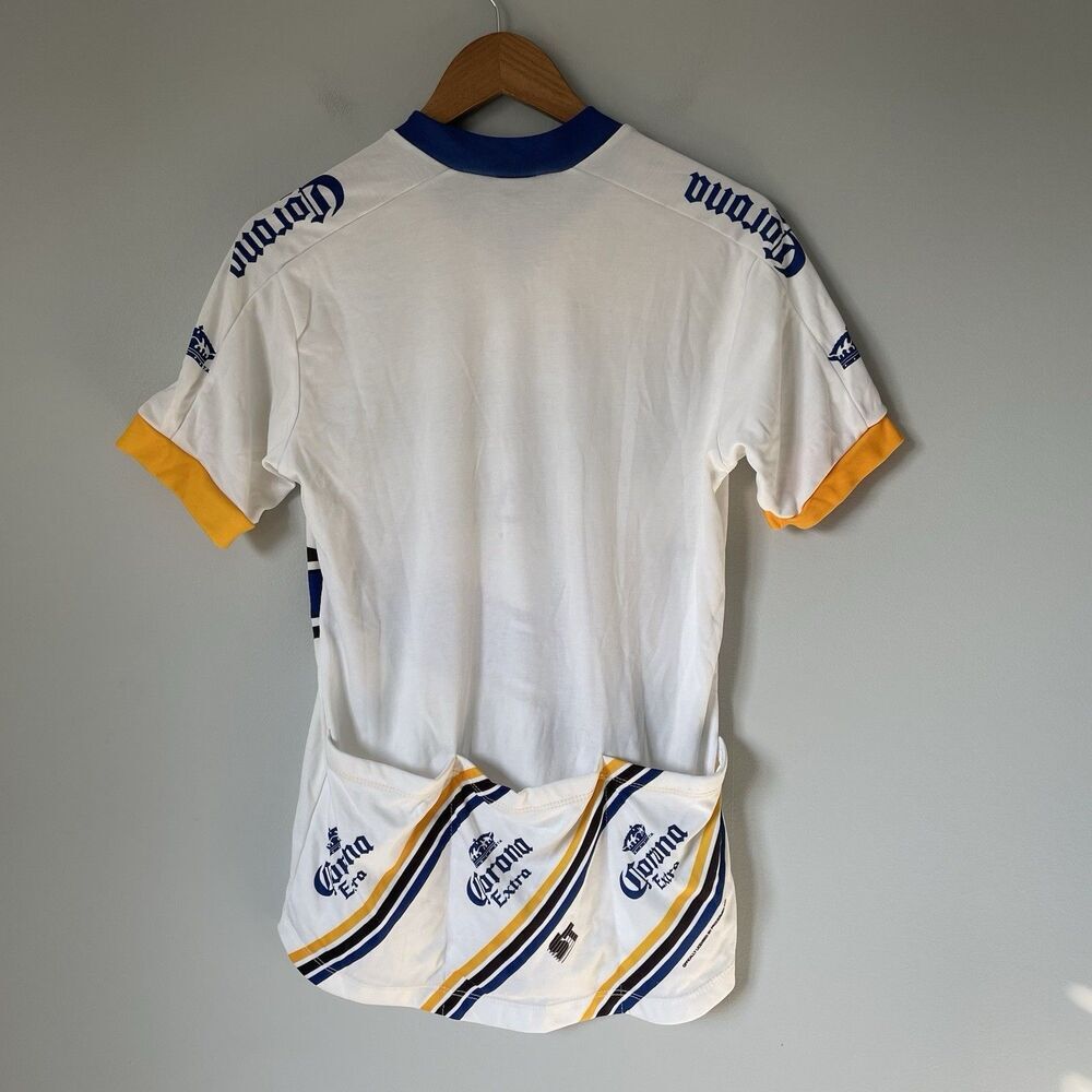 Cyclewear Vtg. Corona Extra Cycling Jersey Shirt Made in USA Unisex Size Large - Picture 2 of 11